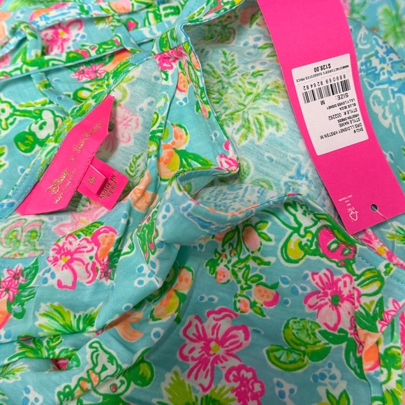 NWT Lilly Pulitzer x Disney Collab Kristen Dress Blue Ibiza Mickey Minnie M L - Picture 3 of 3